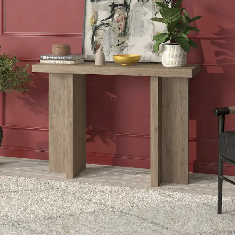 Dimitra, console rectangulaire large de 42 po - 42 po de largeur