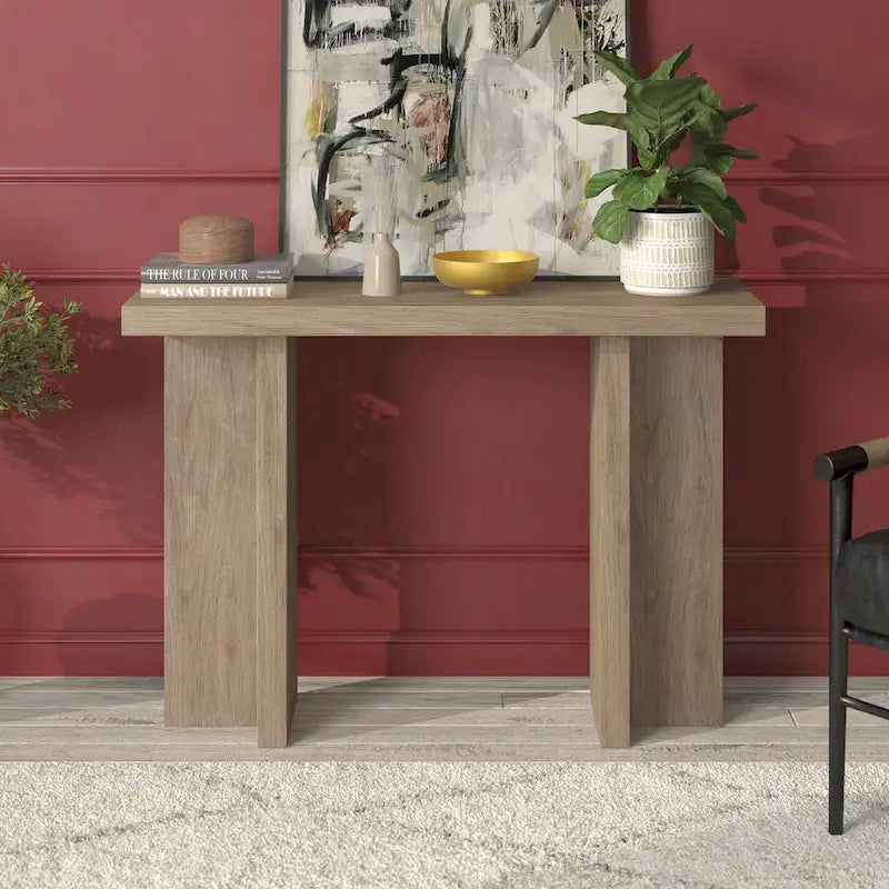 Dimitra, console rectangulaire large de 42 po - 42 po de largeur