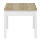 Ensemble de 3 tables basses Hudson en pin antique et blanc