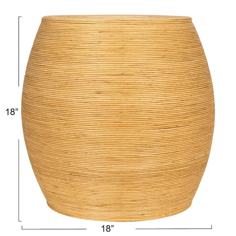 Table d'appoint en rotin