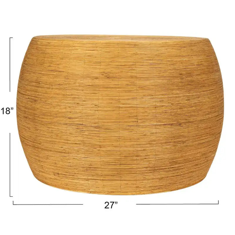 Table d'appoint en rotin