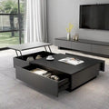 51.18 Table basse relevable avec compartiment de rangement caché et 2 tiroirs