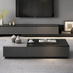 51.18 Table basse relevable avec compartiment de rangement caché et 2 tiroirs