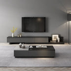 51.18 Table basse relevable avec compartiment de rangement caché et 2 tiroirs