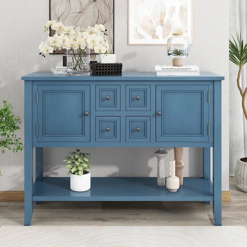 Buffet Console avec Étagère Inférieure