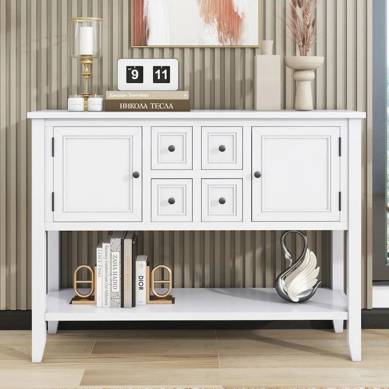 Buffet Console avec Étagère Inférieure