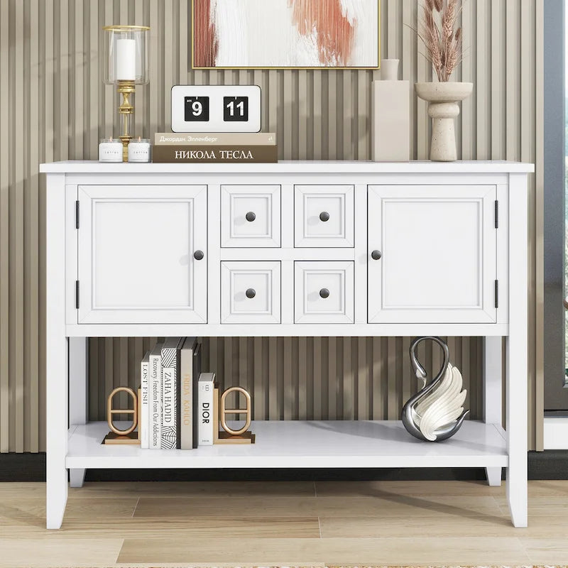 Buffet Console avec Étagère Inférieure