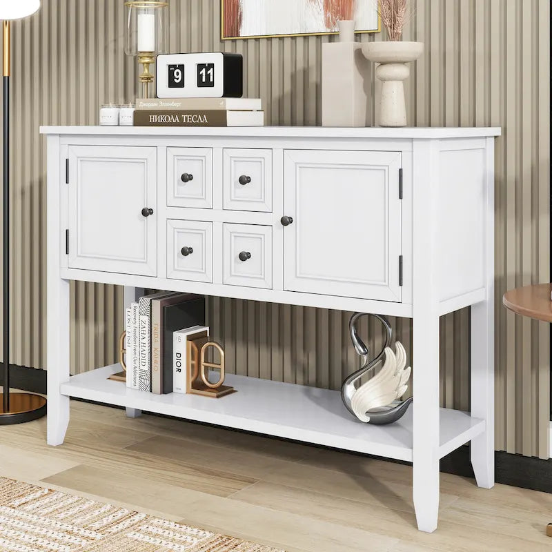 Buffet Console avec Étagère Inférieure