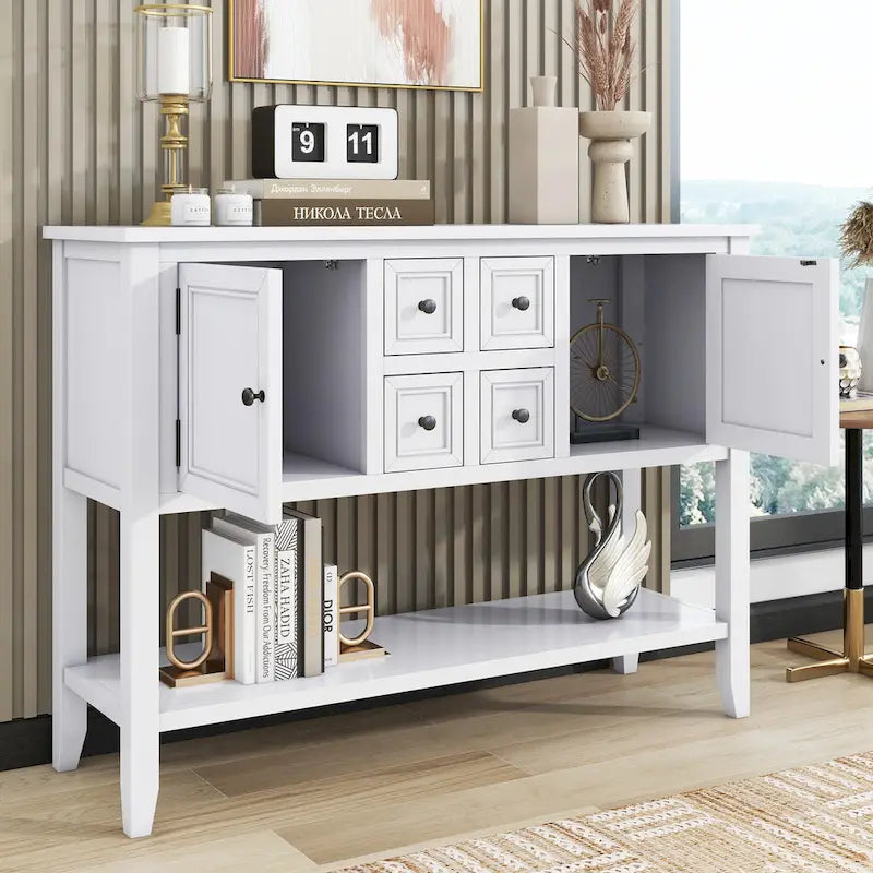 Buffet Console avec Étagère Inférieure
