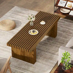 Table Basse de Ferme de 120 cm, Table Basse Rectangulaire