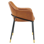 Chaise de salle à manger Jovi en similicuir