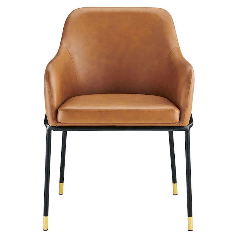 Chaise de salle à manger Jovi en similicuir
