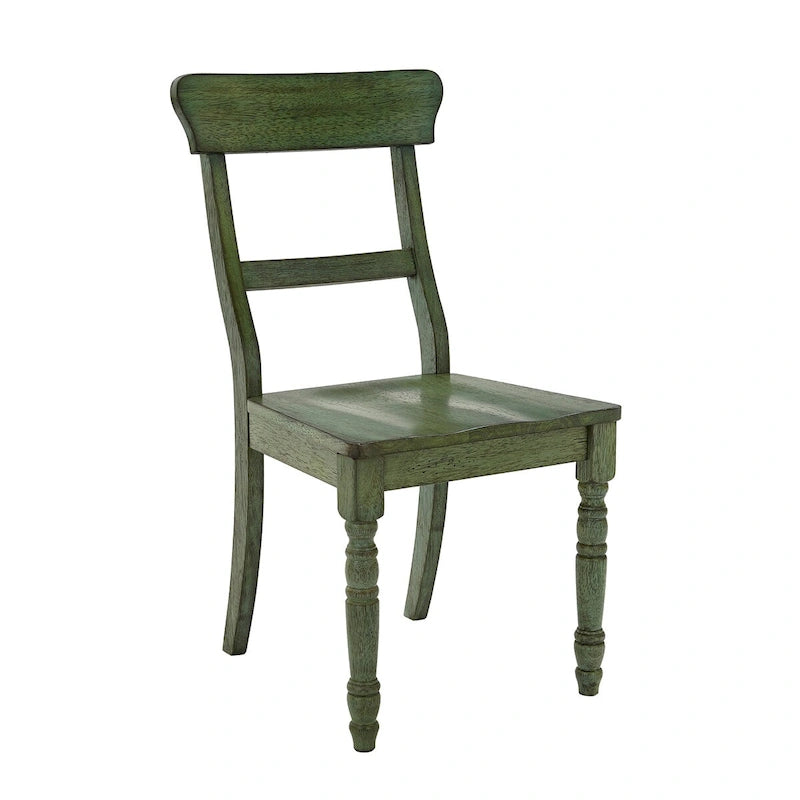 Chaise de salle à manger à barreaux (lot de 2)