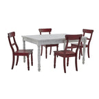 Chaise de salle à manger à barreaux (lot de 2)