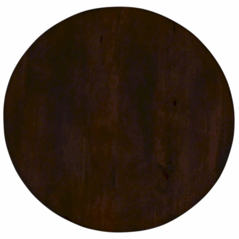 Table basse piédestal ronde en bois Senna de 79 cm