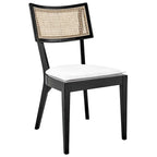 Caledonia Chaise de salle à manger en bois, lot de 2