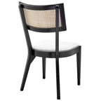 Caledonia Chaise de salle à manger en bois, lot de 2