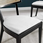 Caledonia Chaise de salle à manger en bois, lot de 2
