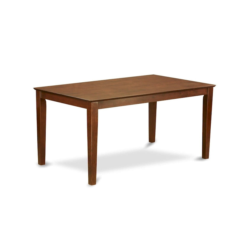 Ensemble de salle à manger East West Furniture – une table de cuisine rectangulaire et des chaises de salle à manger – Acajou (Options de pièces)