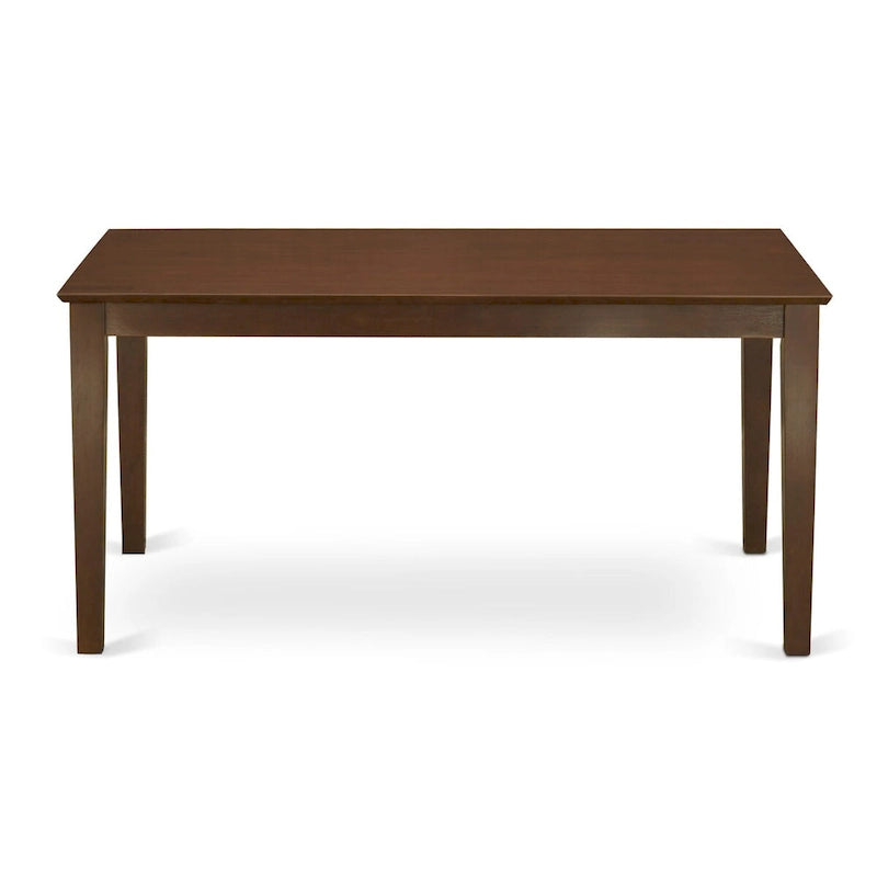 Ensemble de salle à manger East West Furniture – une table de cuisine rectangulaire et des chaises de salle à manger – Acajou (Options de pièces)