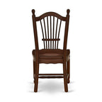 Ensemble de salle à manger East West Furniture – une table de cuisine rectangulaire et des chaises de salle à manger – Acajou (Options de pièces)