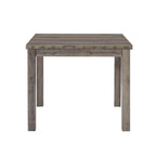 Morden Fort Ensemble de table de bar carrée 5 pièces de style ferme, 4 tabourets de bar rembourrés avec ensemble de salle à manger table de bar