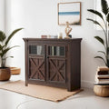Roomfitters Meuble Buffet Grande Armoire 2 Portes, Meuble Bar à Vin, Meuble de Rangement Bar à Café Bar à Vin