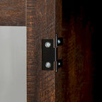 Roomfitters Meuble Buffet Grande Armoire 2 Portes, Meuble Bar à Vin, Meuble de Rangement Bar à Café Bar à Vin