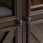 Roomfitters Meuble Buffet Grande Armoire 2 Portes, Meuble Bar à Vin, Meuble de Rangement Bar à Café Bar à Vin