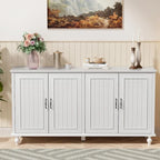 Buffet de cuisine, meuble d'appoint avec bar à café, table de service