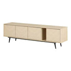 Meuble de télévision South Shore Oxford pour téléviseurs jusqu'à 75" avec portes
