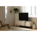 Meuble de télévision South Shore Oxford pour téléviseurs jusqu'à 75" avec portes