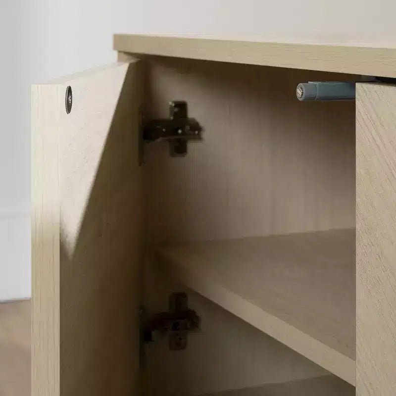 Meuble de télévision South Shore Oxford pour téléviseurs jusqu'à 75" avec portes