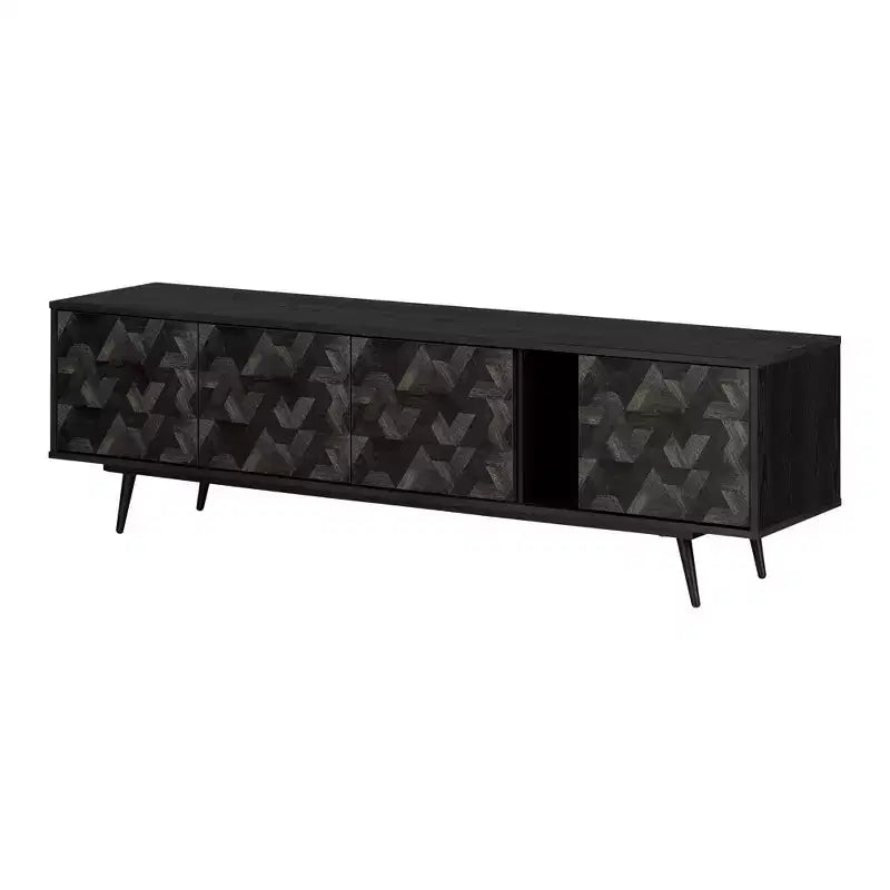 Meuble de télévision South Shore Oxford pour téléviseurs jusqu'à 75" avec portes