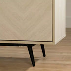 Meuble de télévision South Shore Oxford pour téléviseurs jusqu'à 75" avec portes