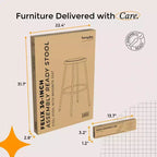 Tabouret en acier Hampden Furnishings, collection Felix, 32 à 39 po