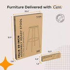 Tabouret en acier Hampden Furnishings, collection Felix, 32 à 39 po