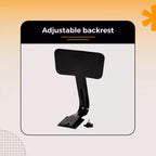 Tabouret de bar en acier avec dossier collection Felix, hauteur comptoir, 63,5-83,8 cm, Hampden Furnishings