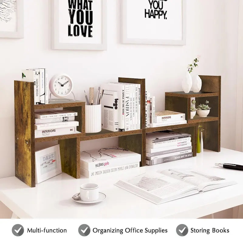 Organisateur de bureau multifonctionnel Étagère de rangement