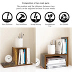 Organisateur de bureau multifonctionnel Étagère de rangement