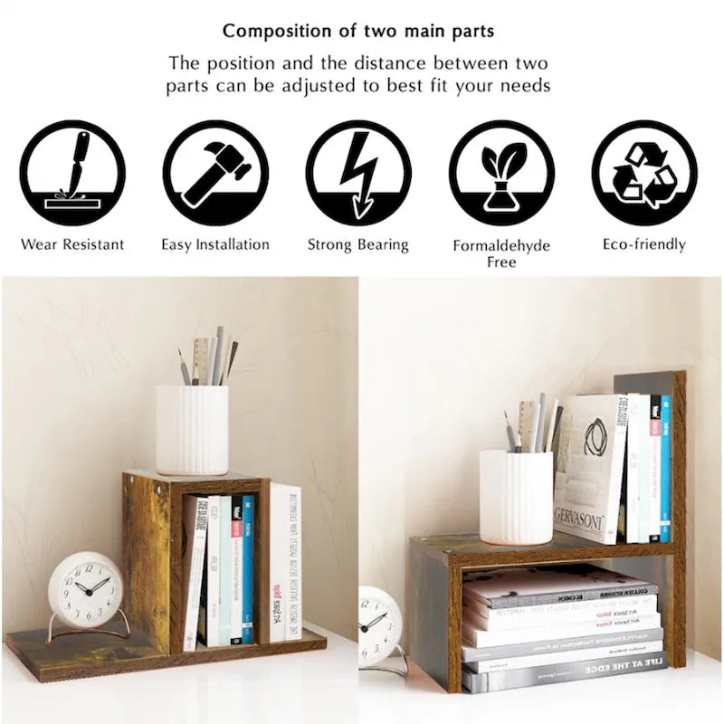 Organisateur de bureau multifonctionnel Étagère de rangement