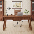 Bureau de direction, bureau d'ordinateur avec tiroir, bois massif