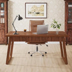Bureau de direction, bureau d'ordinateur avec tiroir, bois massif