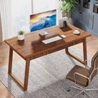 Bureau de direction, bureau d'ordinateur avec tiroir, bois massif