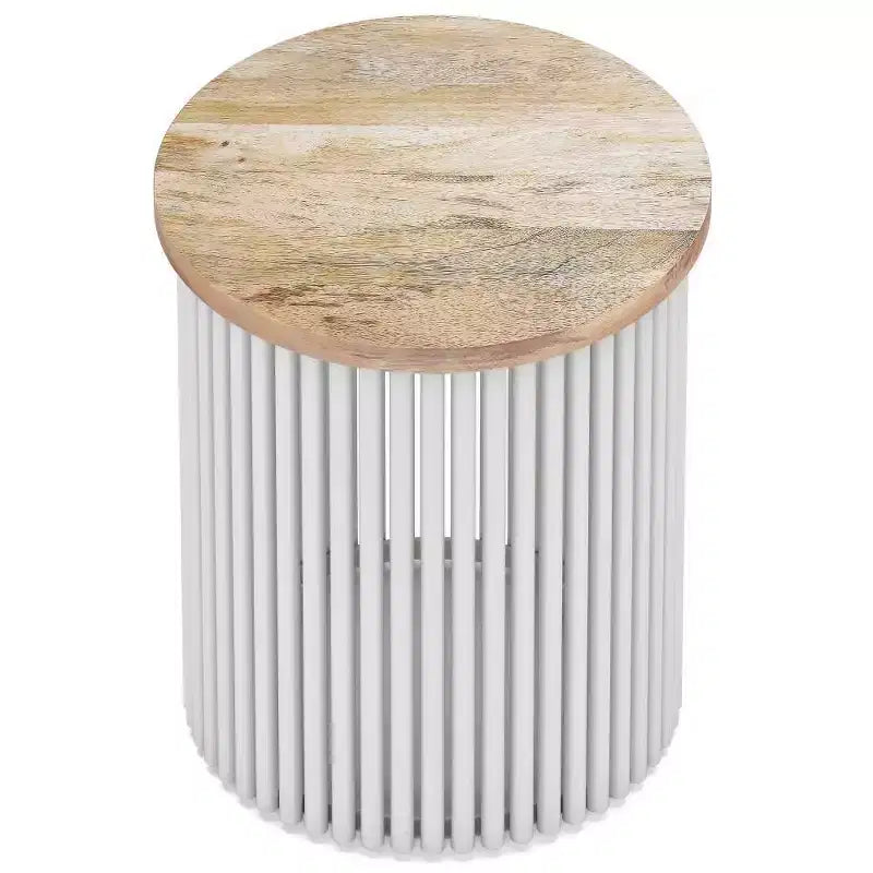 Table d'appoint WyndenHall 18 Karl en métal et bois