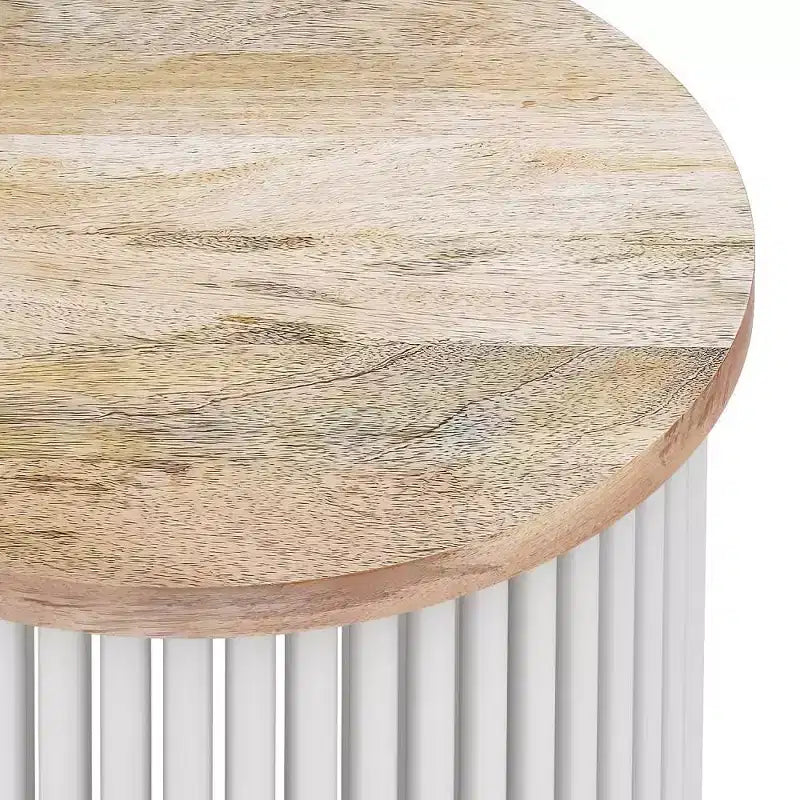 Table d'appoint WyndenHall 18 Karl en métal et bois