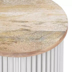 Table d'appoint WyndenHall 18 Karl en métal et bois