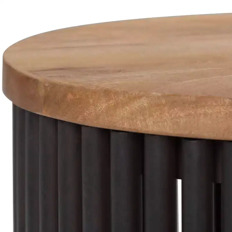 Table d'appoint WyndenHall 18 Karl en métal et bois