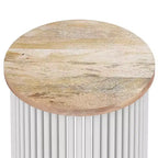 Table d'appoint WyndenHall 18 Karl en métal et bois