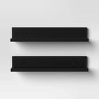 Lot de 2 étagères murales porte-cadres 38 cm - Room Essentials